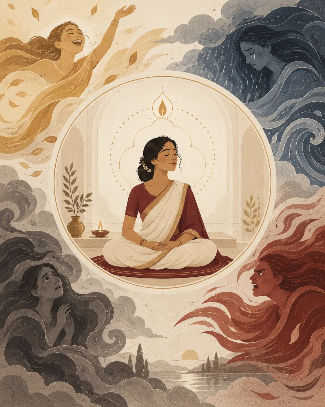 Peace begins when reactions soften